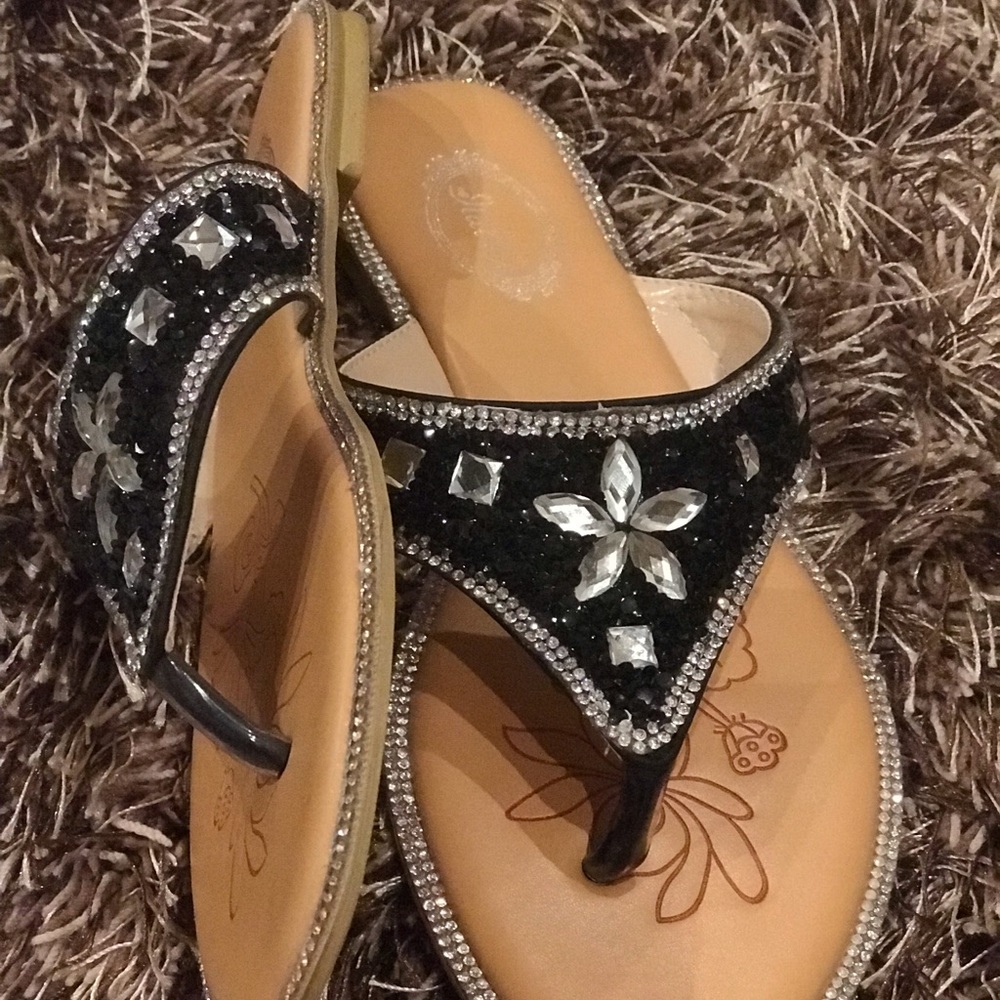 Rhinestone sandals